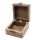 Box Set 2 Stück Mangoholz 10 x 10 x 6 cm Slawisches Muster