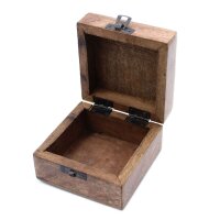 Holzkiste Mango 2er Set 10 x 10 x 6 cm Aztekenmuster Deko
