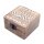 Holzkiste Mango 2er Set 10 x 10 x 6 cm Aztekenmuster Deko
