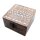 Holzkiste Mango 2er Set 10 x 10 x 6 cm Aztekenmuster Deko