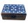 Kästchen Holz Keramik Blau 15 x 10 x 6 cm Handarbeit Deko