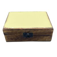 Schmuckkästchen Keramik Holz 15 x 10 x 6 cm klein...