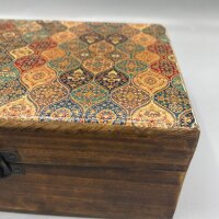 Kästchen Keramik 20 x 15 x 7,5 cm Handarbeit Deko Schmuck