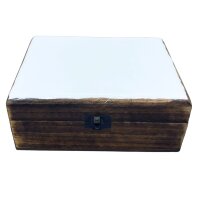 Schmuckkästchen Keramik Holz 20 x 15 x 7,5 cm...