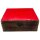 Deko Schatulle Mango Keramik 20 x 15 x 7,5 cm Rot Handarbeit