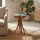 Beistelltisch Teak Baumscheibe Epoxidharz – Ø 40 cm Meer Java