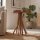 Beistelltisch Teak Baumscheibe Epoxidharz – Ø 40 cm Meer Java