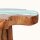 Beistelltisch Teak Baumscheibe Epoxidharz – Ø 40 cm Meer Java