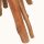 Beistelltisch Teak Baumscheibe Epoxidharz – Ø 60 cm Meer Java