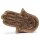 Tablett Holz Hamsa Henna 30 cm lang Buddha massiv Handarbeit