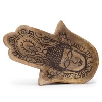 Tablett Mango Buddha 30 x 20 x 2 cm Handarbeit Indien Unikat