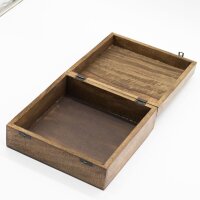 Deko Kiste Mango 25 x 25 x 10 cm Buddha Bodhi Baum Motiv Box