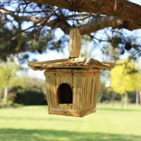 Vogelhaus hängend Seegras Bambus Garten Balkon...