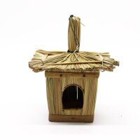 Vogelhaus hängend Seegras Bambus Garten Balkon Handarbeit