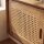 Sideboard Teak Rattan 150 cm – 3 Schubladen Retro Handarbeit Indonesien