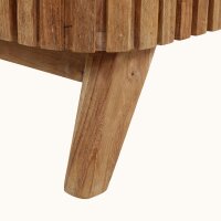 TV Lowboard Teak Lamellen 140 cm – 2 Türen Handarbeit Indonesien