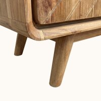 Sideboard Teak 150 cm Chevron – 3 Schubladen Handarbeit Indonesien