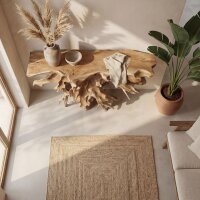 Konsolentisch Wurzelholz Teak 150 cm lang Unikat