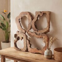 Wanddeko Teak Wurzelholz Handarbeit Unikat