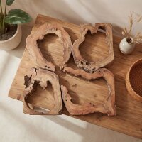 Wanddeko Teak Wurzelholz Handarbeit Unikat