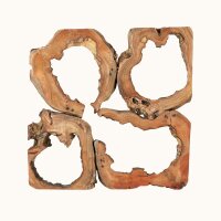 Wanddeko Teak Wurzelholz Handarbeit Unikat