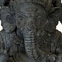 Statue Garten Ganesha 53 cm hoch massiv Beton-Steinguss