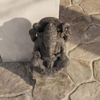 Statue Garten Ganesha 53 cm hoch massiv Beton-Steinguss
