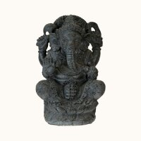 Statue Garten Ganesha 53 cm hoch massiv Beton-Steinguss