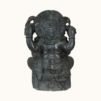 Statue Garten Ganesha 53 cm hoch massiv Beton-Steinguss