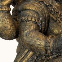 Gartenstatue Ganesha 53 cm hoch Beton-Steinguss massiv