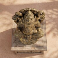 Gartenstatue Ganesha 53 cm hoch Beton-Steinguss massiv