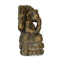 Gartenstatue Ganesha 53 cm hoch Beton-Steinguss massiv