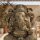 Gartenstatue Ganesha 53 cm hoch Beton-Steinguss massiv