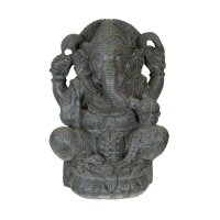 Gartenstatue massiv Beton-Steinguss 57,7 cm Ganesha