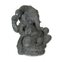 Gartenstatue massiv Beton-Steinguss 57,7 cm Ganesha