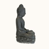 Statue außen massiv Buddha Beton-Steinguss 43 cm hoch