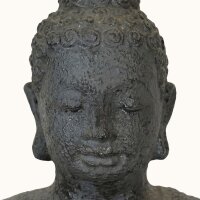 Statue außen massiv Buddha Beton-Steinguss 43 cm hoch