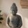 Statue außen massiv Buddha Beton-Steinguss 43 cm hoch