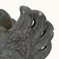 Gartenfigur 40 cm hoch Wächter Löwe Beton-Steinguss massiv