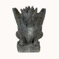 Gartenfigur 40 cm hoch Wächter Löwe Beton-Steinguss massiv