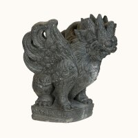 Gartenfigur 40 cm hoch Wächter Löwe Beton-Steinguss massiv