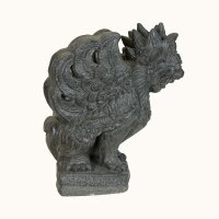 Gartenfigur 40 cm hoch Wächter Löwe Beton-Steinguss massiv