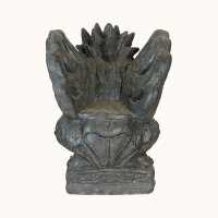 Gartenfigur 40 cm hoch Wächter Löwe Beton-Steinguss massiv