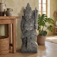 Gartenfigur Tempelwächter Beton-Steinguss 88 cm hoch