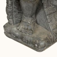 Gartenfigur Tempelwächter Beton-Steinguss 88 cm hoch