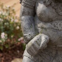 Gartenfigur Tempelwächter Beton-Steinguss 88 cm hoch