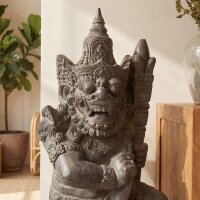 Statue Garten Tempelwächter 108 cm hoch Beton-Steinguss