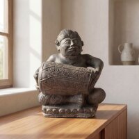 Gartenstatue Musiker 33 cm hoch Beton-Steinguss massiv