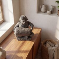 Gartenstatue Musiker 33 cm hoch Beton-Steinguss massiv