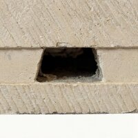 Schirmständer für außen Garten Beton B: 40 cm massiv